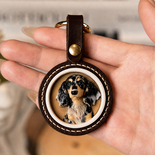 Pet Portrait Keychain