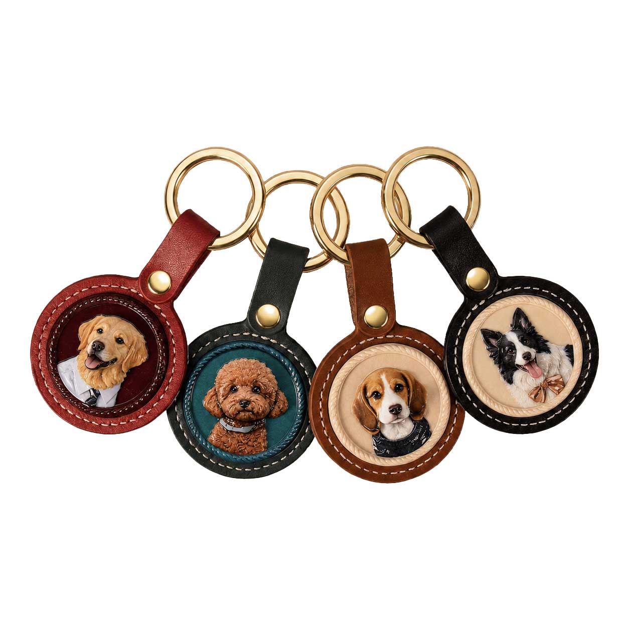 Pet Portrait Keychain