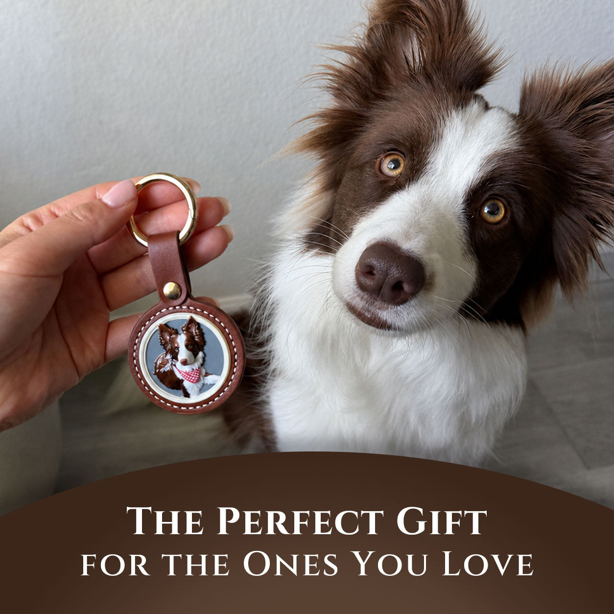 Pet Portrait Keychain