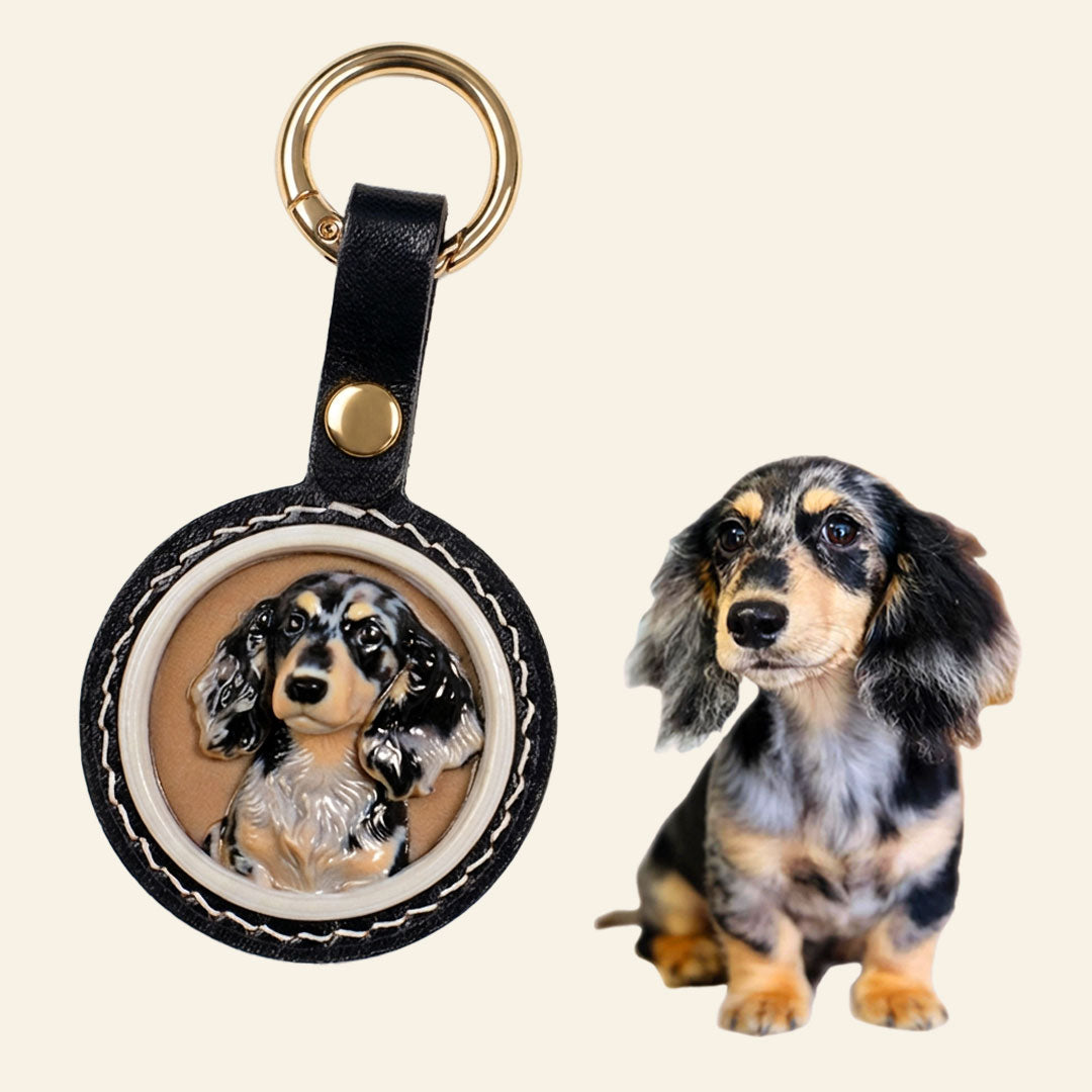 Pet Portrait Keychain
