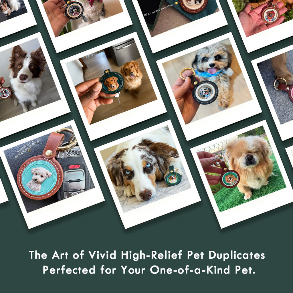 Pet Portrait Keychain