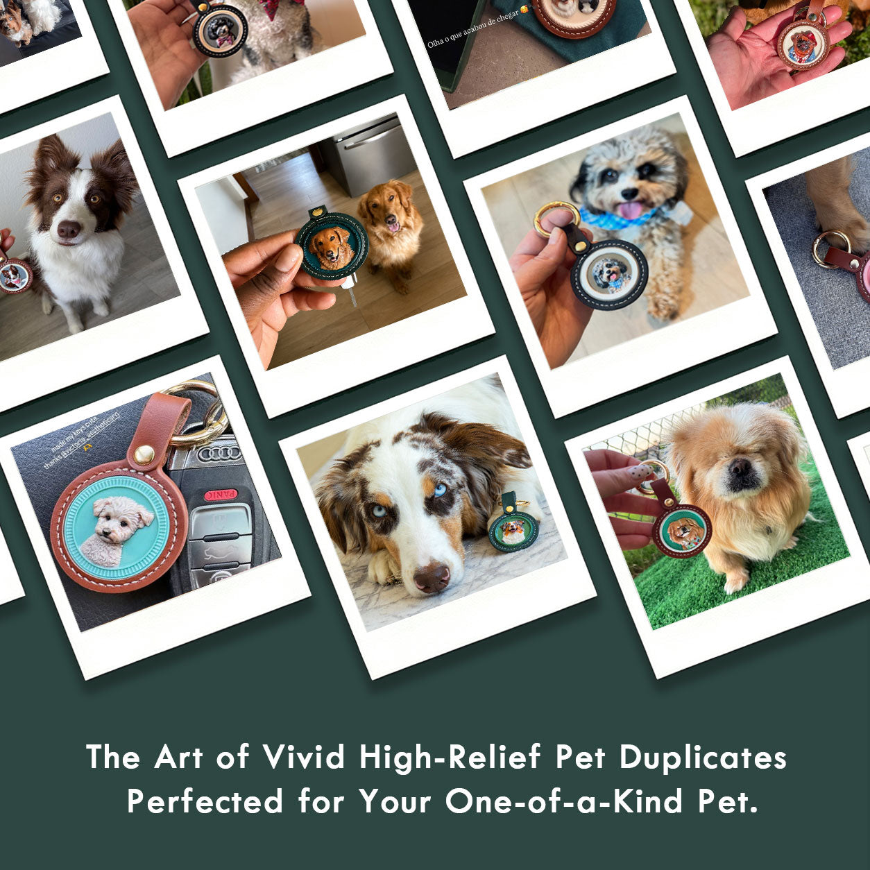 Pet Portrait Keychain