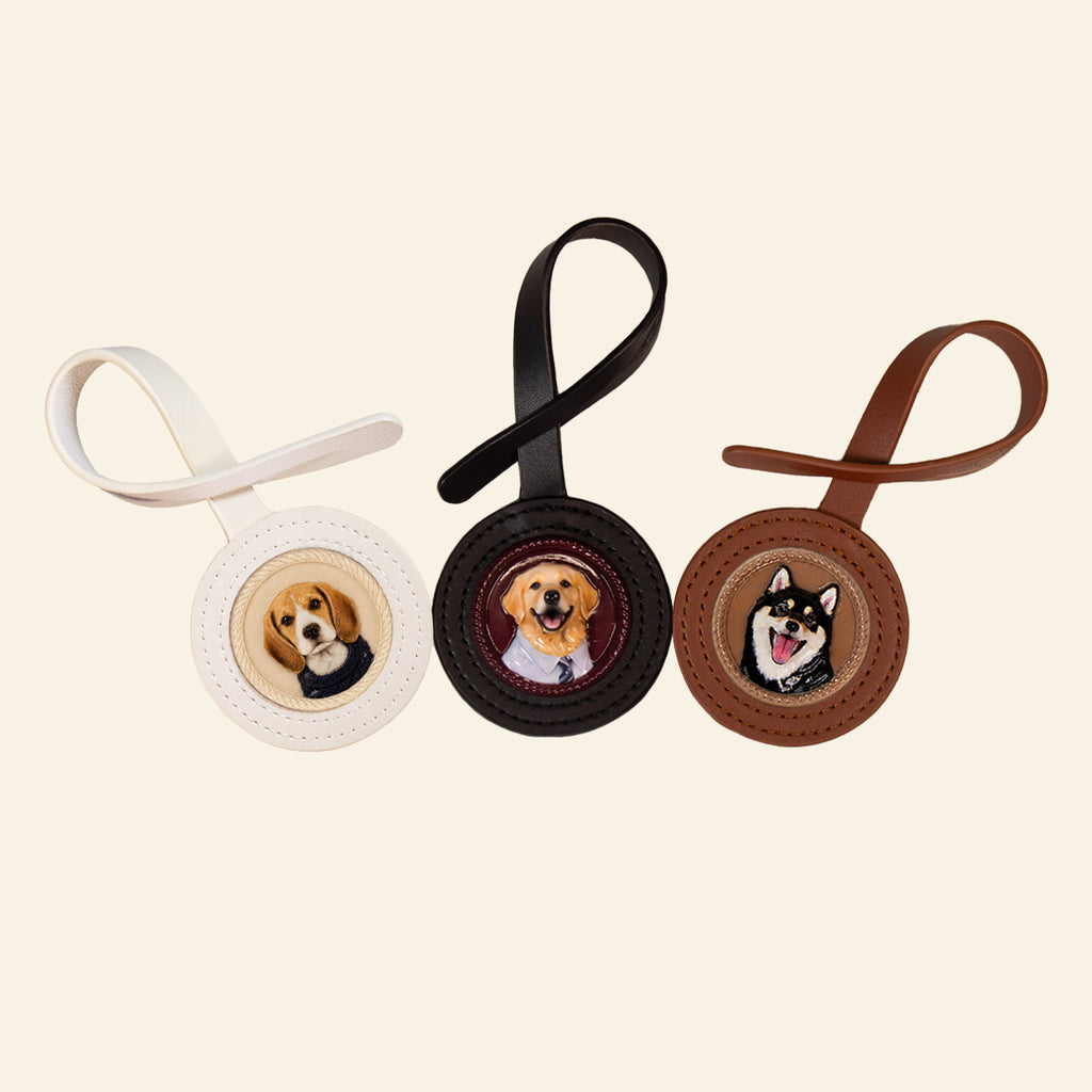 Pet Portrait Bag Charm