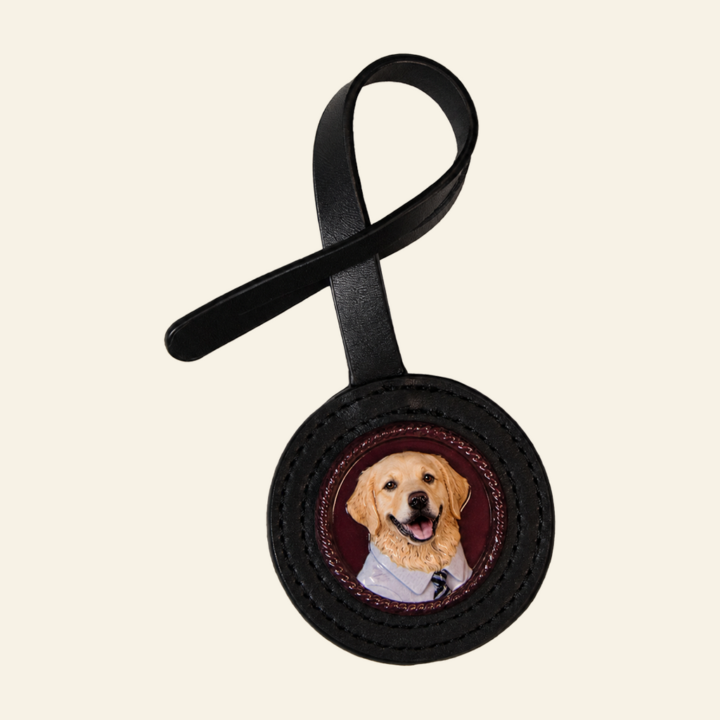 Pet Portrait Bag Charm