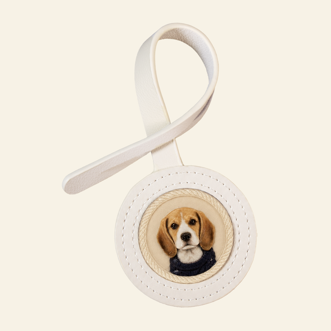 Pet Portrait Bag Charm